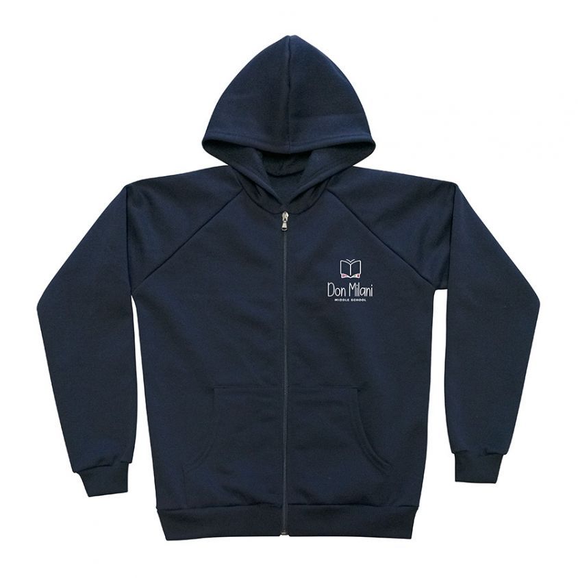 Felpa unisex con zip